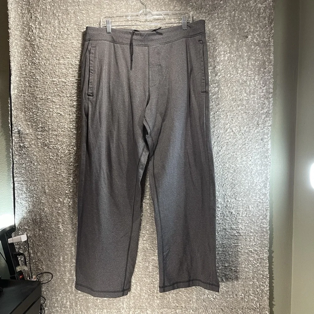 Lululemon Men's Kung Fu Pants Baggy Loungewear Gray XXL, 37X30 Pockets
